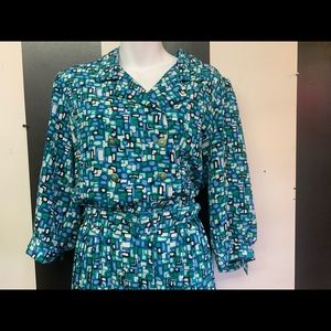 Vintage dress size 9  Fun print